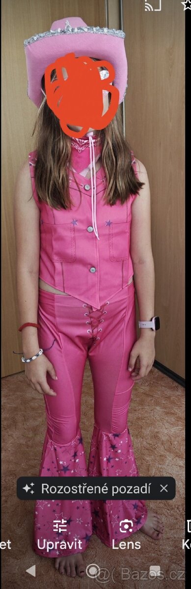 Maškarní kostým pro dívky vel. 160 - barbie - 3