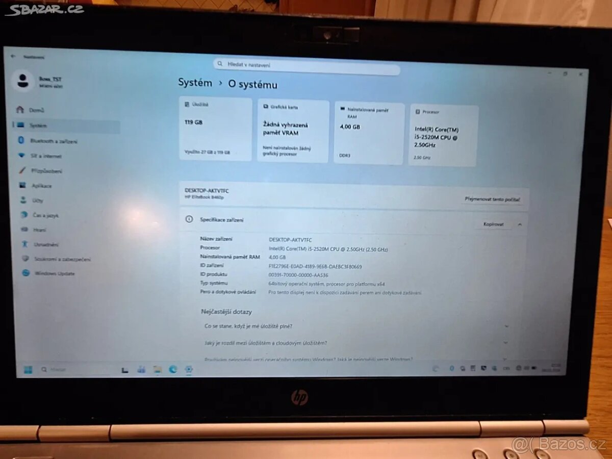 HP Elitebook 8460 p - 3