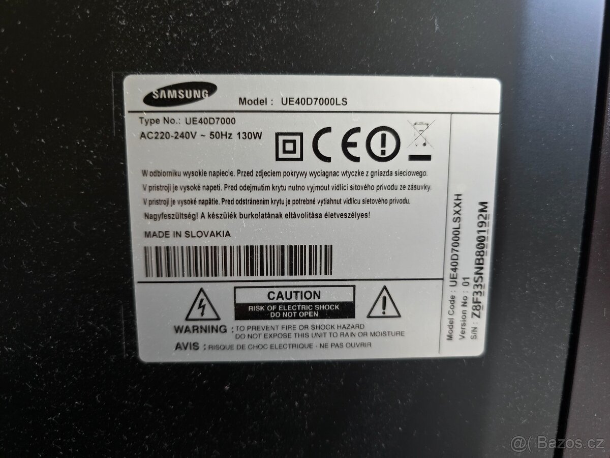 Samsung UE40D7000 - 3