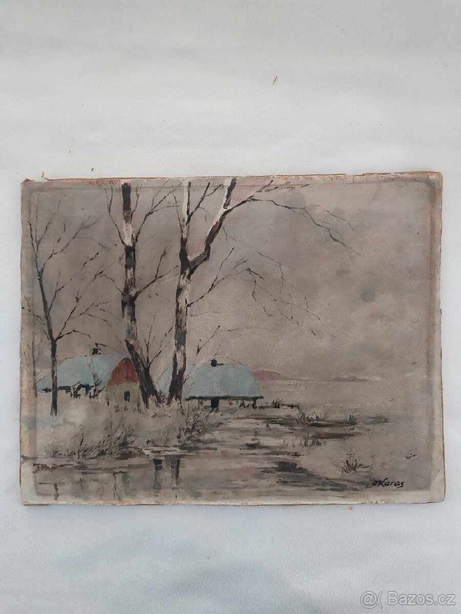 Obraz. Zimní krajina - 3