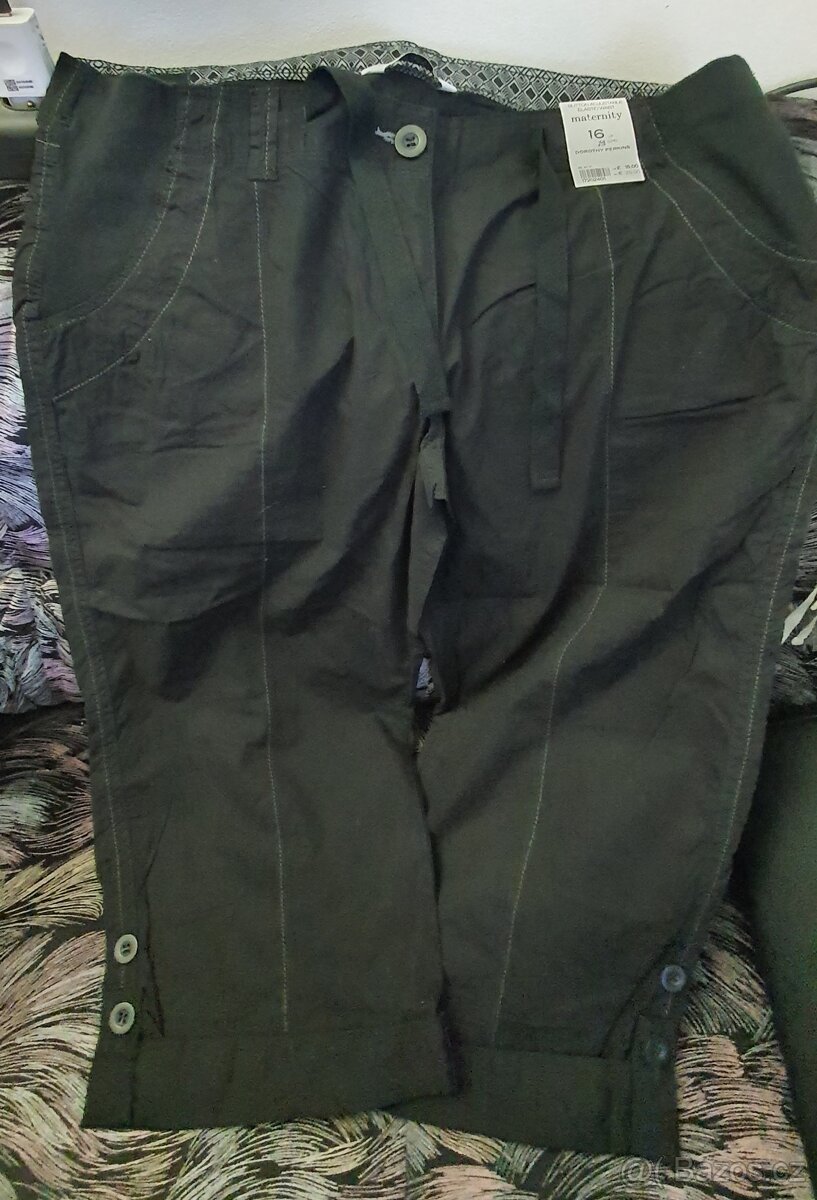 Těhotenské kalhoty, kraťasy, džínové i plátěné - 3
