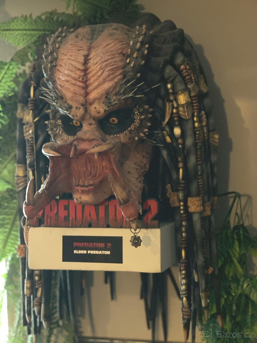 Elder Predator - Predator 2, hlava life size, rarita - 3