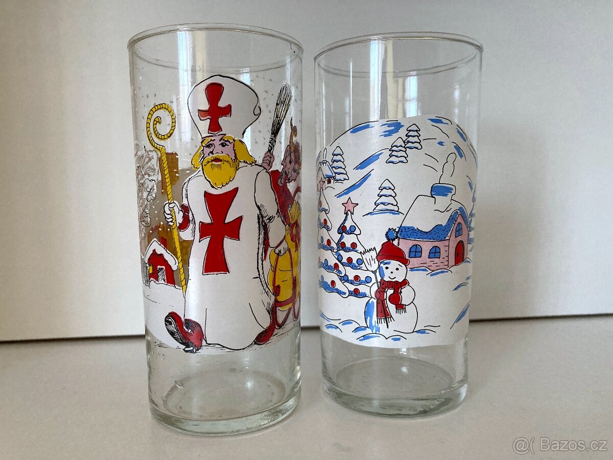 Sklenice se zimním motivem - 3