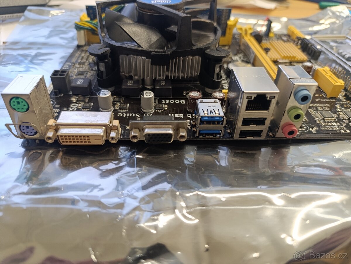 Asus H81M-K, + CPU i3-4160, RAM 4GB DDR3 - 3