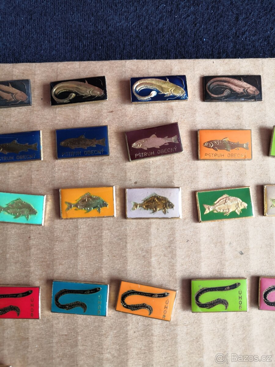 Rybářské odznaky ryby, ryba - 3