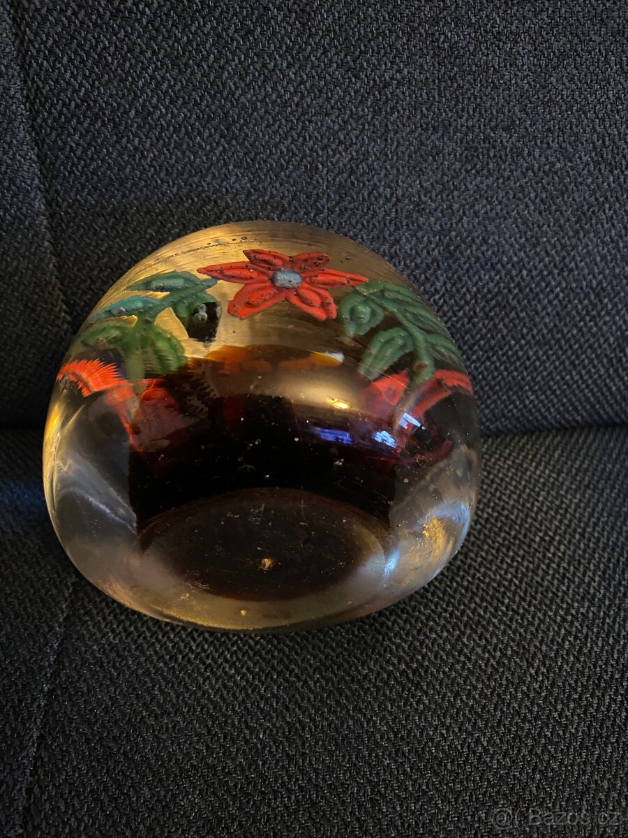 Staré skleněné tězítko - 3