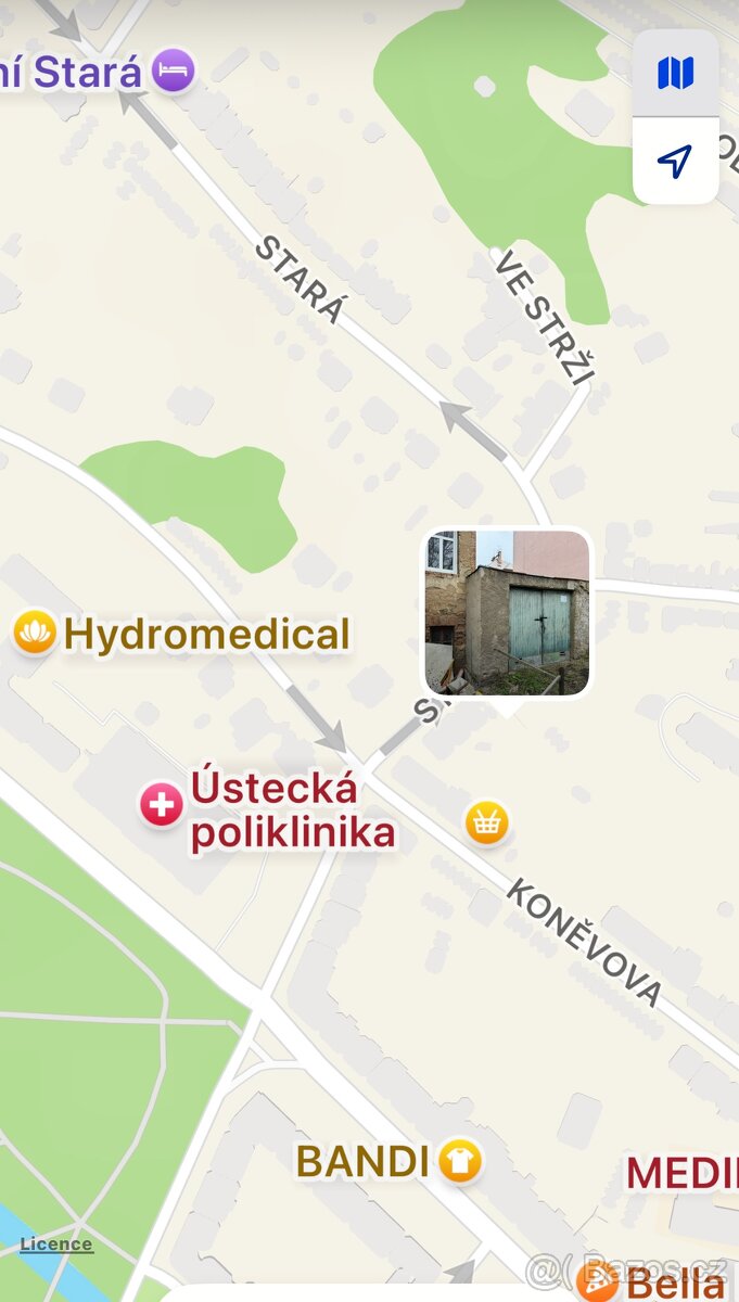 Garáž 21 m2 Centrum Ústí n/L - 3