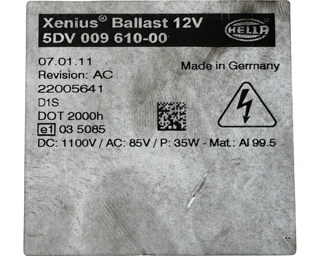 Řídící jednotka plyn.výbojka 5DV009610-00 Škoda Octavia 2 FL - 3