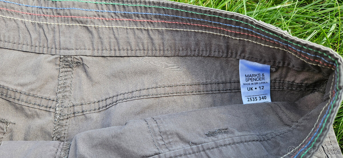 Dámské 3/4 letní kalhoty Marks&Spencer, vel. 12 /40 - 3