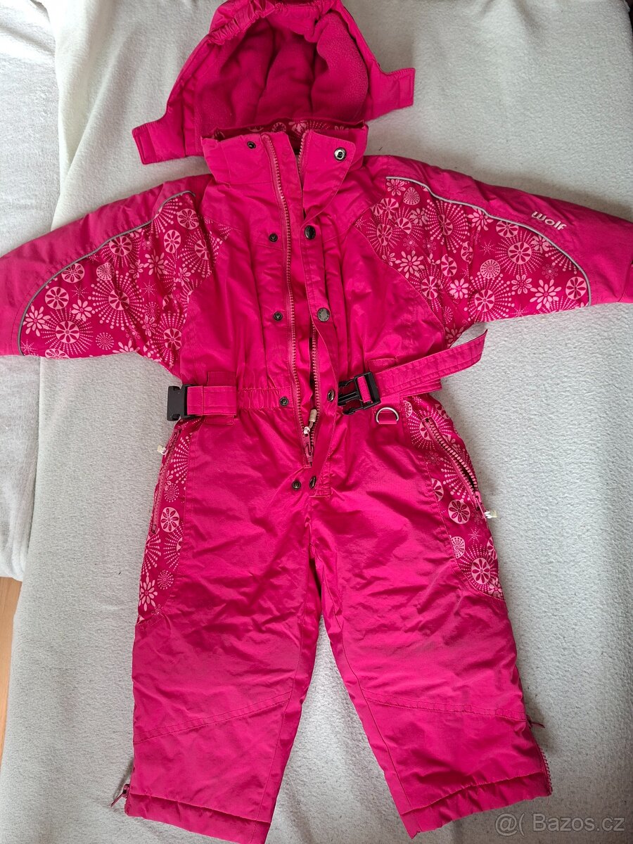 Růžová kombinéza , zimní - 3