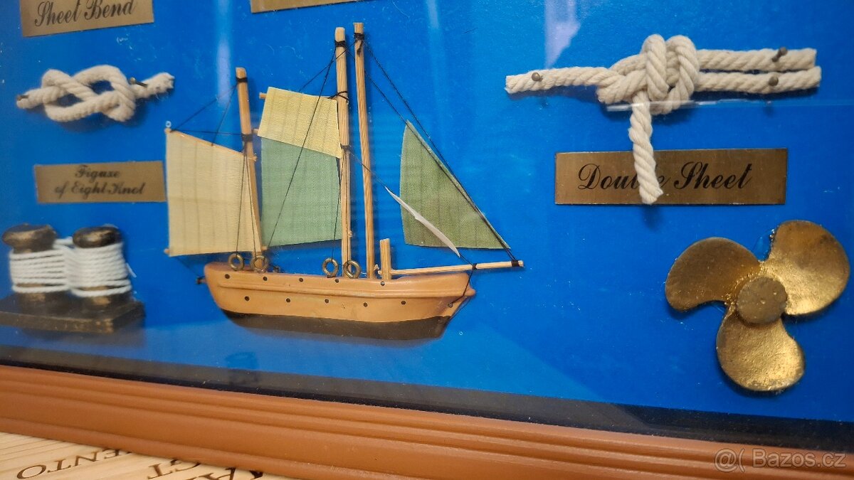 Obraz - námořní uzly, plachetnice Bounty - 3