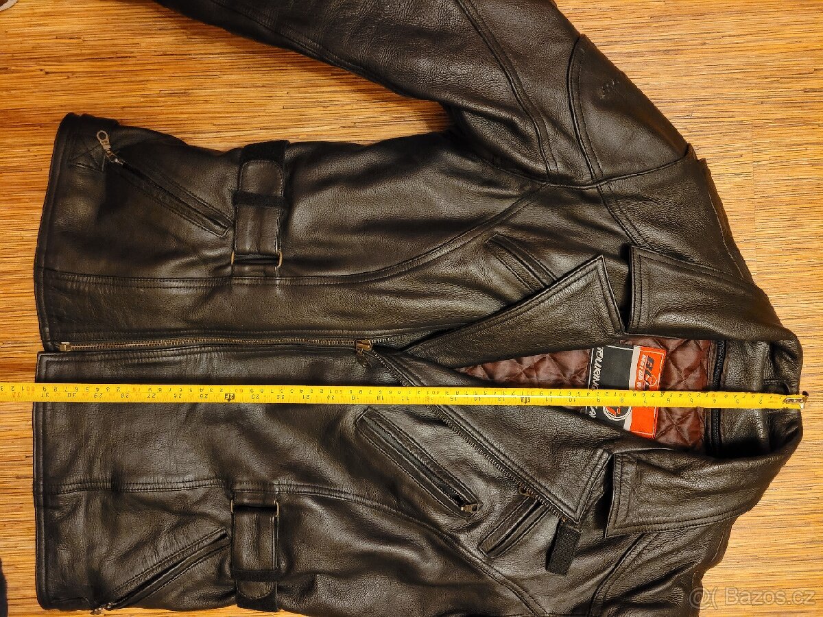 Motorkářská kožená bunda - 3