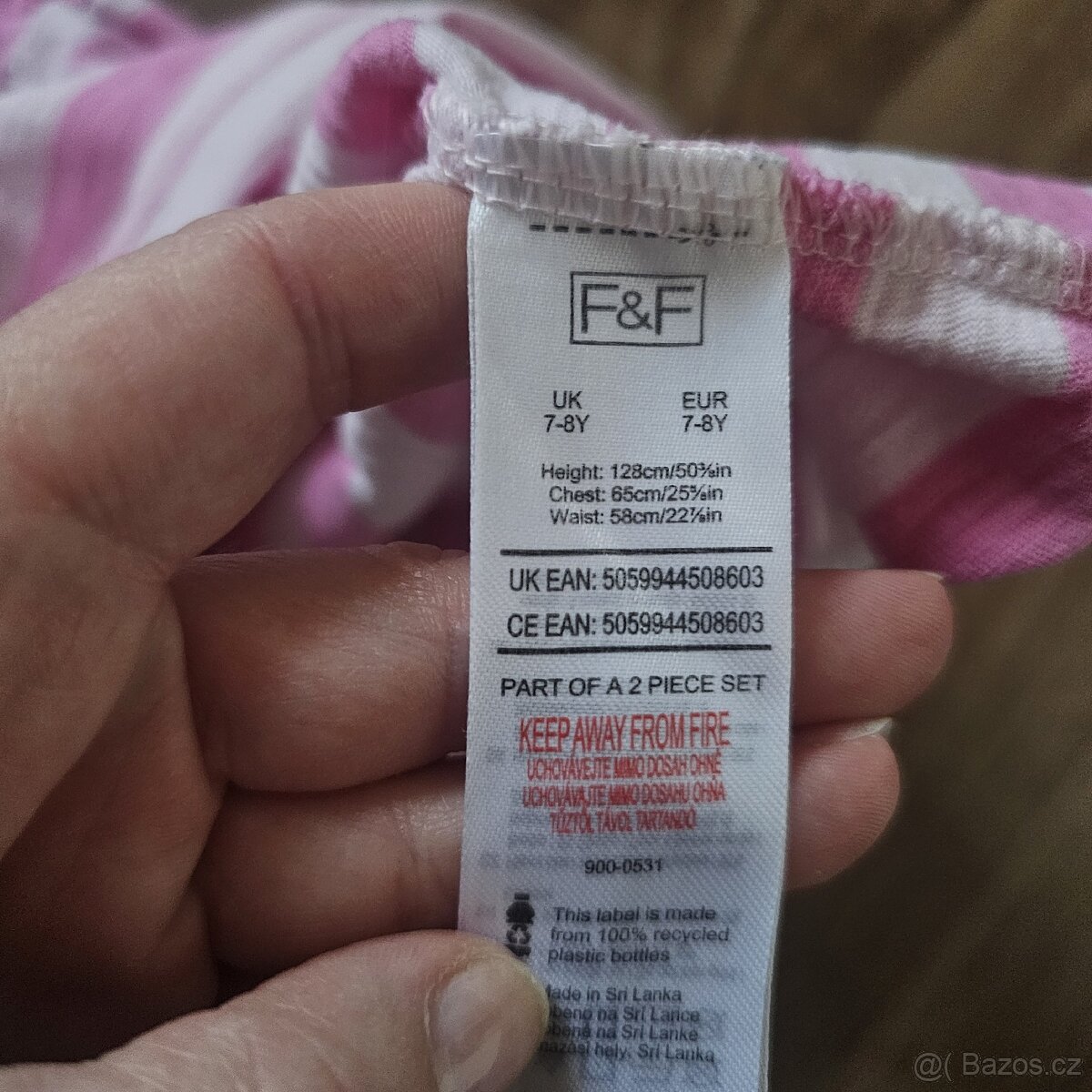 Dívčí šaty F&F vel. 128 - 3