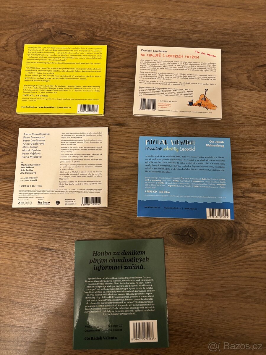 Audioknihy na CD – Viewegh, Wodehouse a další (5 ks) - 3