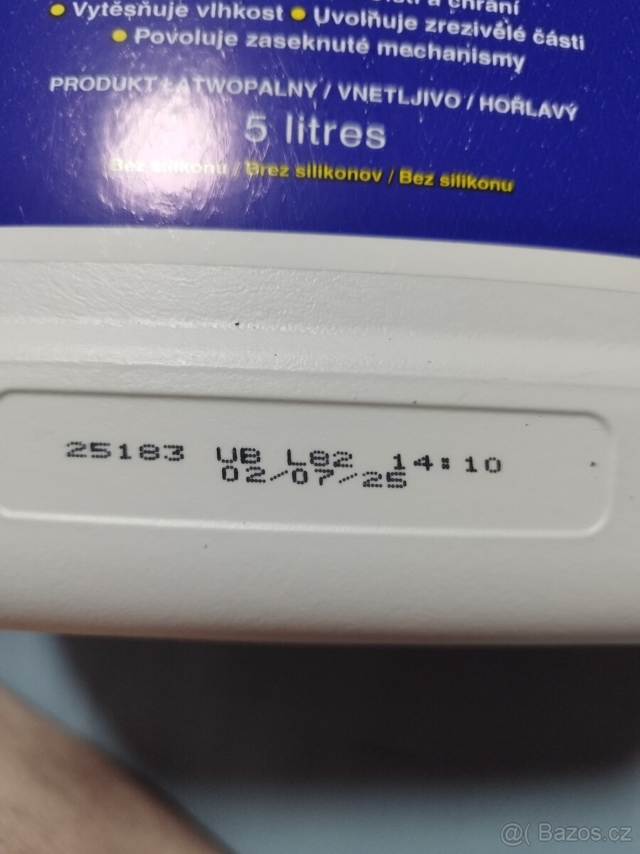 Olej WD-40 5litrů kanystr, nový zabalený od výrobce - 3