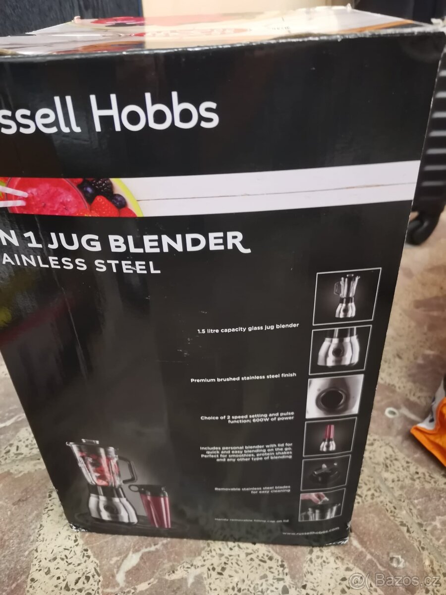 Nový nepoužit nerezový stolní mixér Russell Hobbs 23821-56 - 3