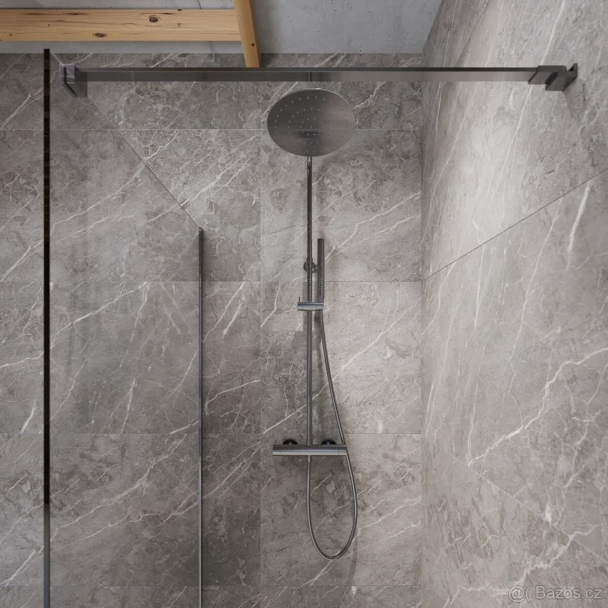 Sprchová zástěna walk-in 70 cm - 3