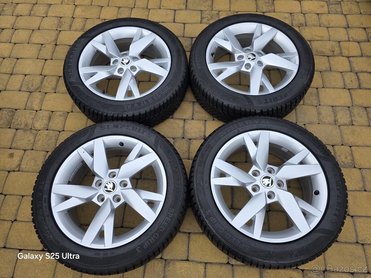 Alu kola zimní sada 5x112 17" Škoda Octavia 4 - 3