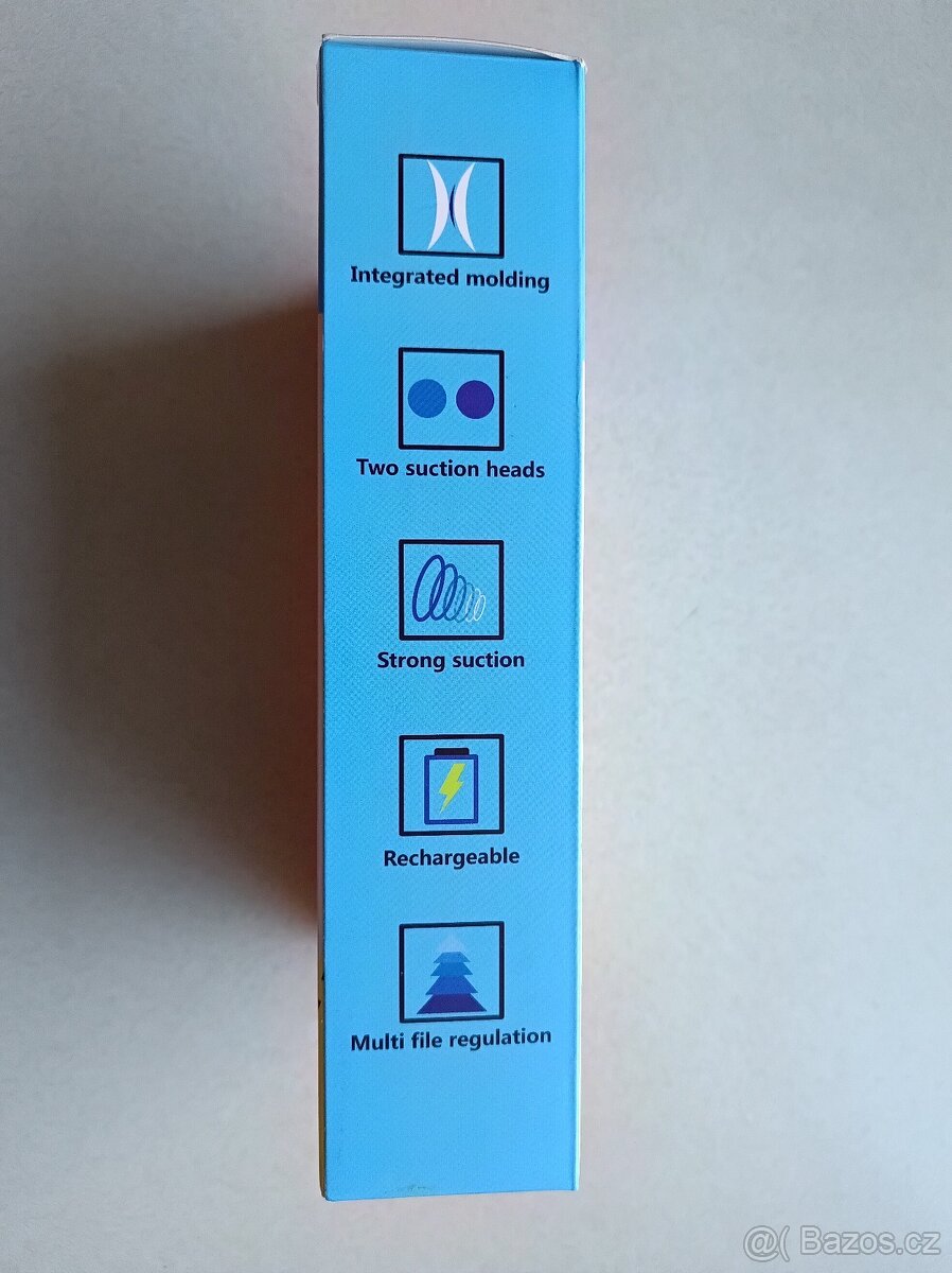 Dětská elektrická odsávačka na nos a uši, teploměr - 3