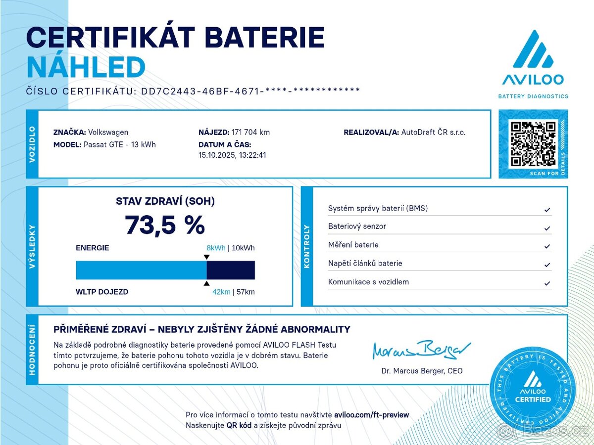 VW Passat GTE - Autodraft - otevřeno celý víkend do 20:00 - 3