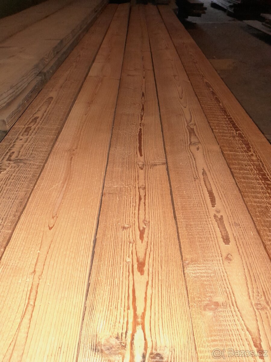Prodám stará kartáčovaná prkna. - 3