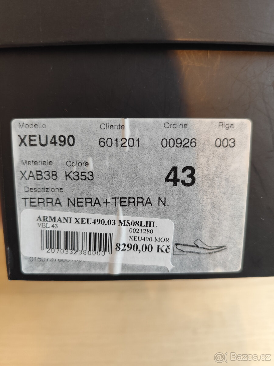 Pánské boty Armani vel.43 - 3