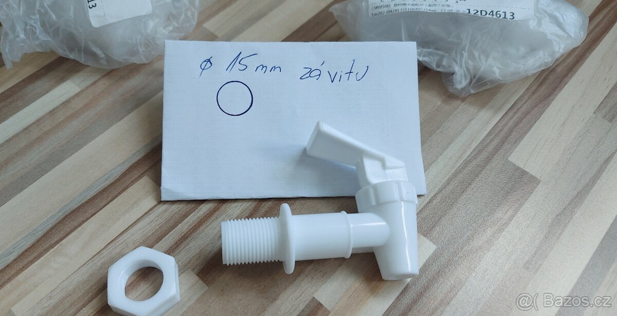 Kohoutek PVC, dávkovač vody ø15mm,TOP. - 3