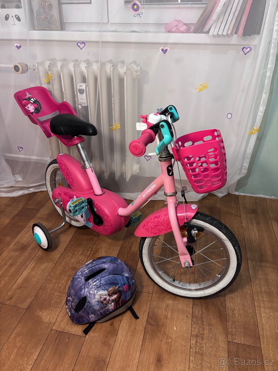 Dětské kolo Btwin s kolečkama 14” - 3