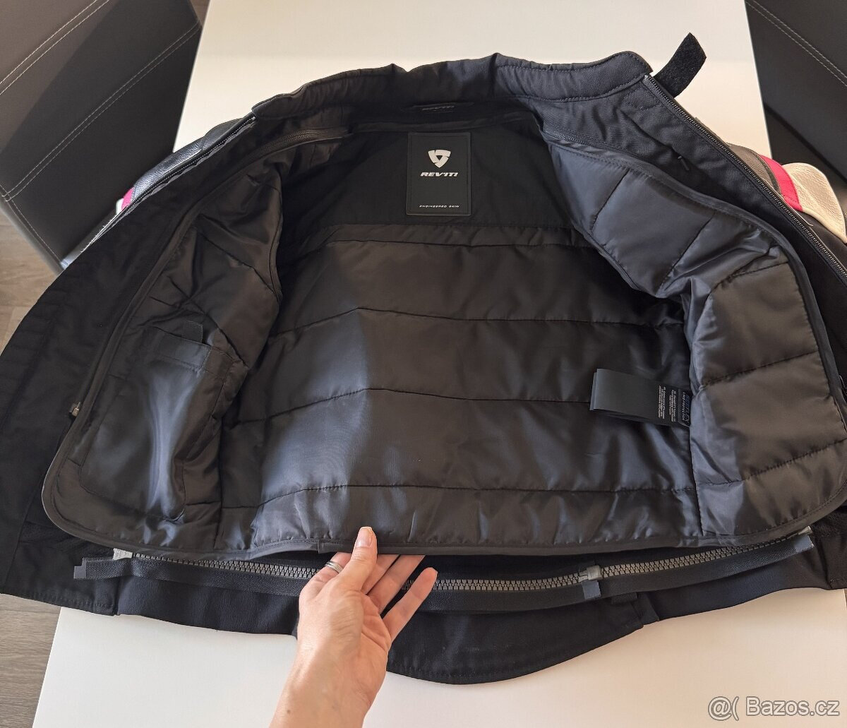 Revit dámská motorkářská bunda kožená - 3