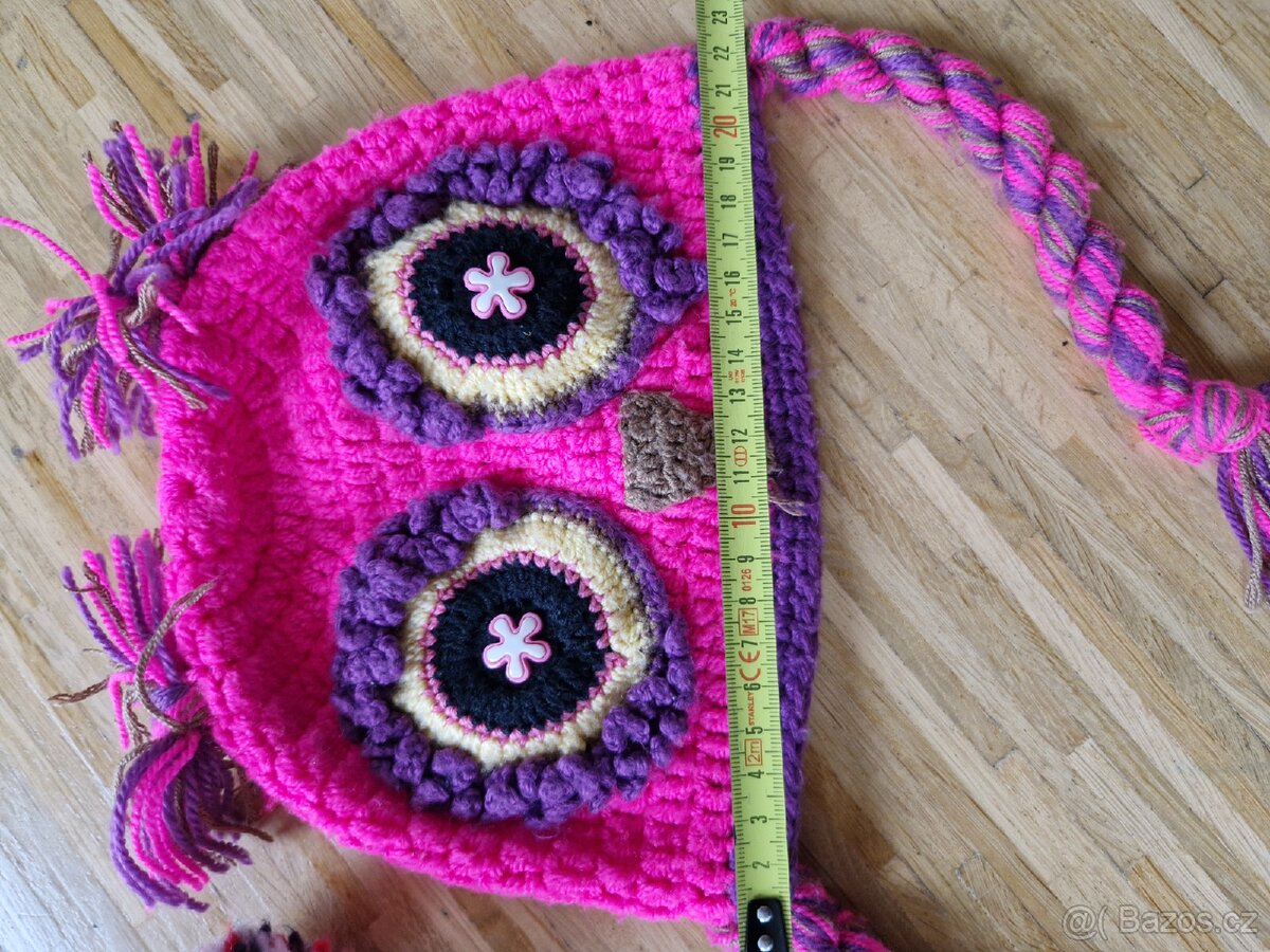 Zimní a podzimní čepice na holčičku - 3