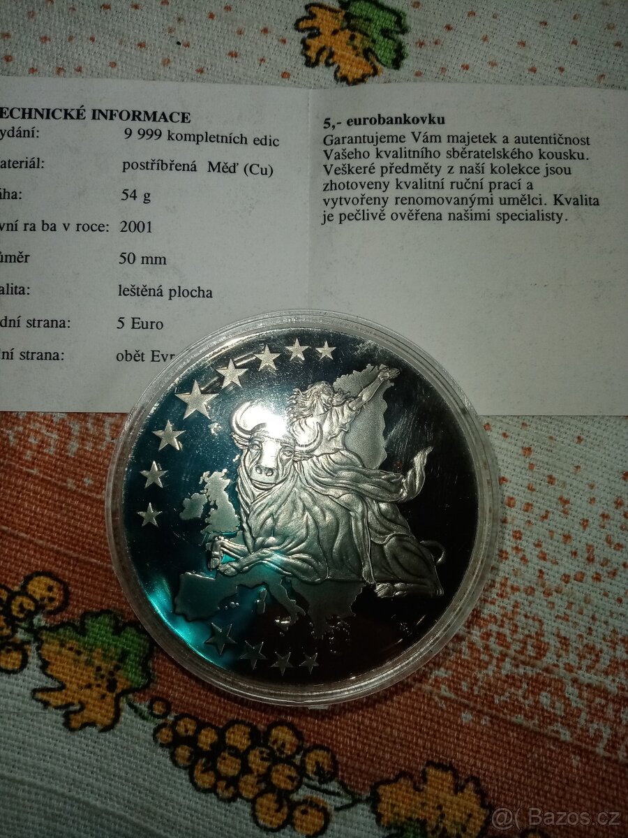 Mince 5 euro bankovka - 3