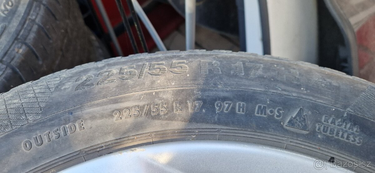 Bmw 5 f10 f11 alu kola se zimním obutim - 3