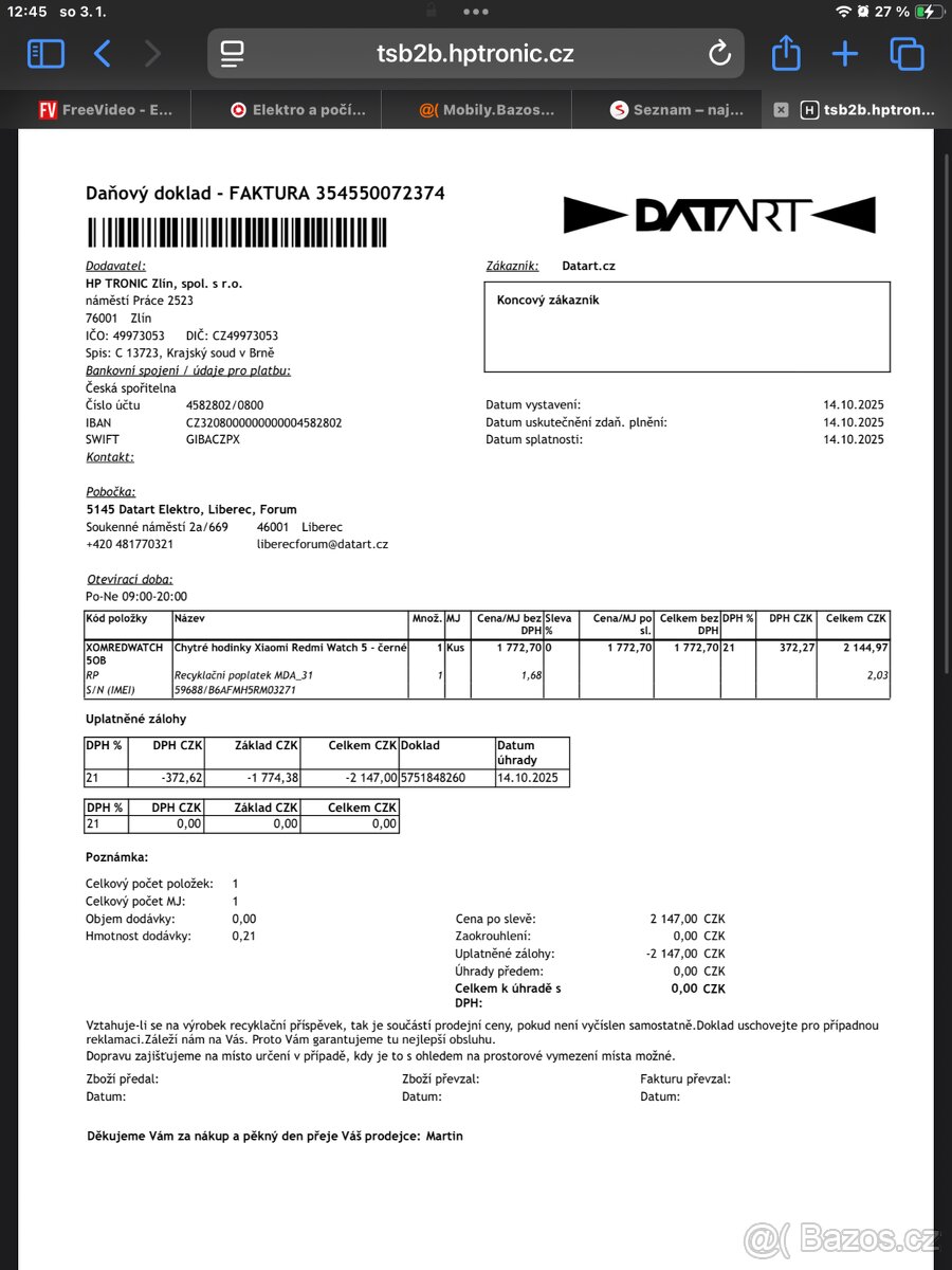 Xiaomi Redmi Watch 5 black - 3