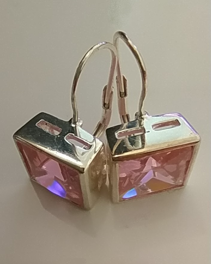 Stříbrné náušnice (925/1000) - český punc - 3