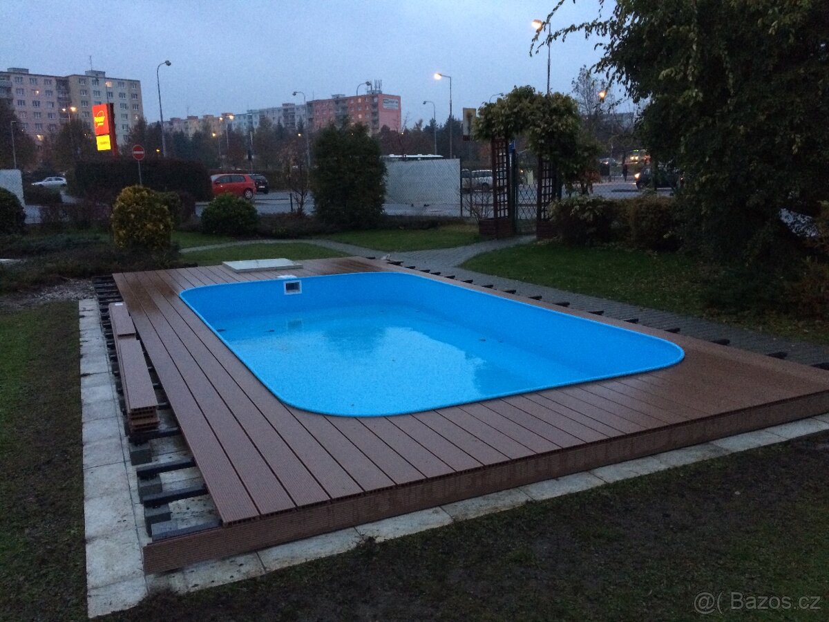 Bazenový set, plastový bazen, bazen s moznosti zastreseni - 3