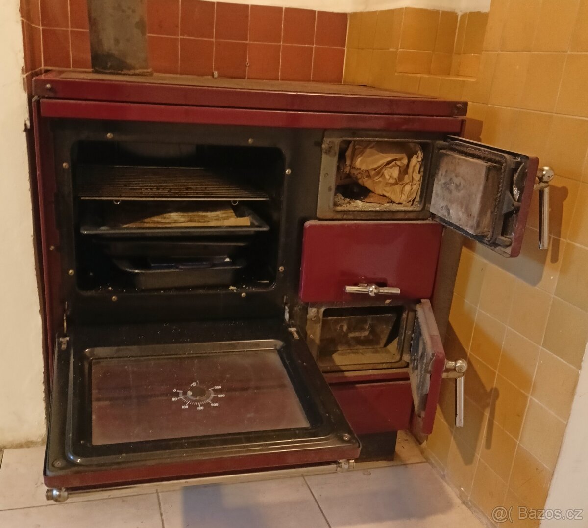 Kuchyňský sporák na dřevo - 3