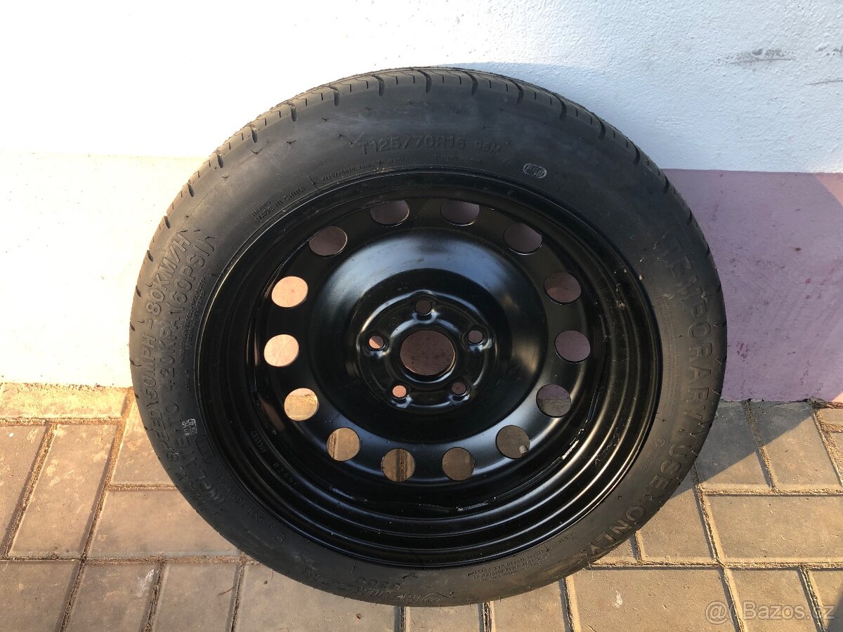 Orig. nová dojezdová rezerva VW Golf, Passat, Superb, Touran - 3