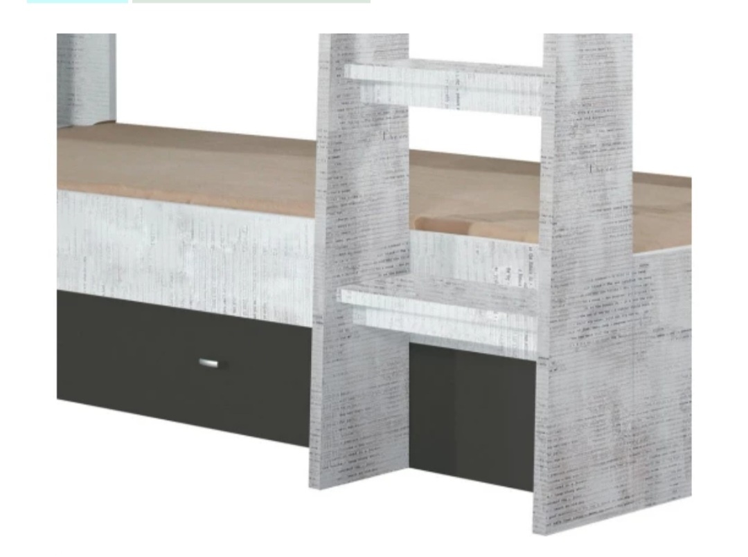 Dvoupatrová postel se zásuvkami - 3