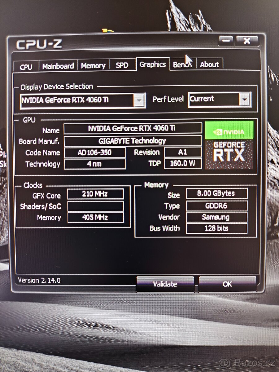 Prodej GeForce RTX 4060 Ti OC 8 GB - 3