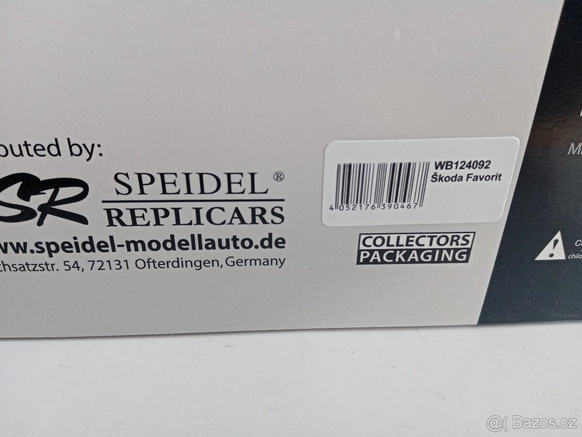 Škoda Favorit 1:24 - WhiteBox, nový model - 3