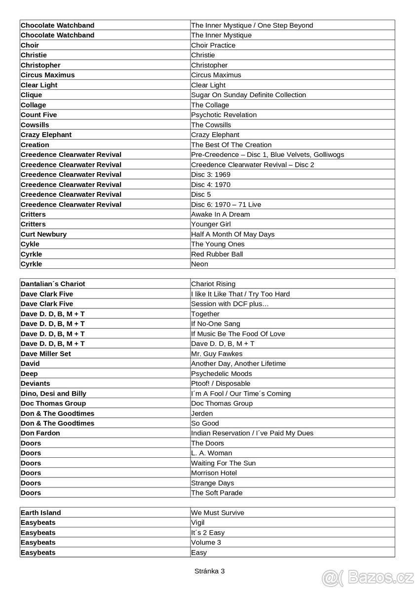 600 originálních CD s hudbou 60. let - 3