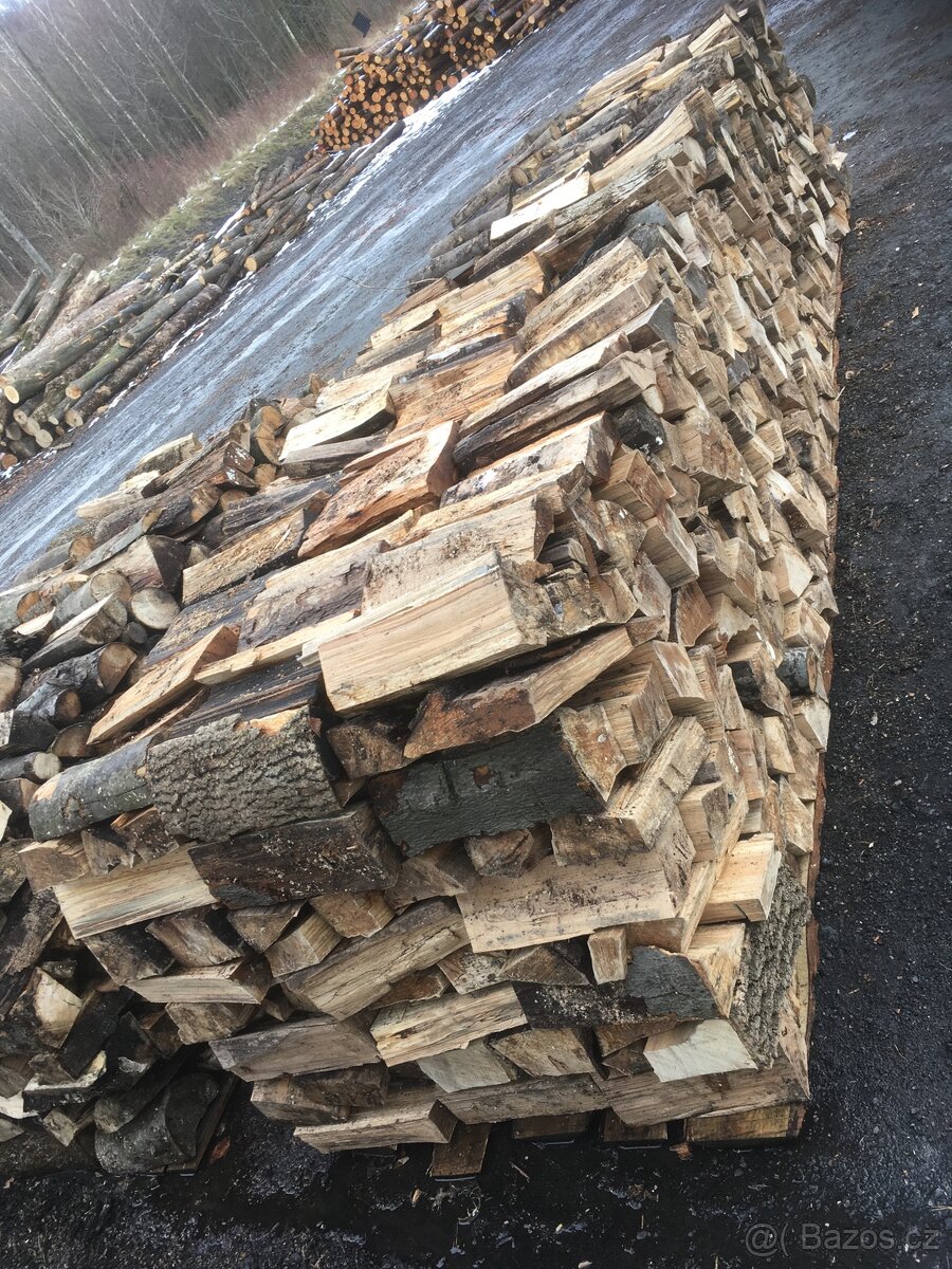 SUCHÉ štípané palivové dřevo - 3