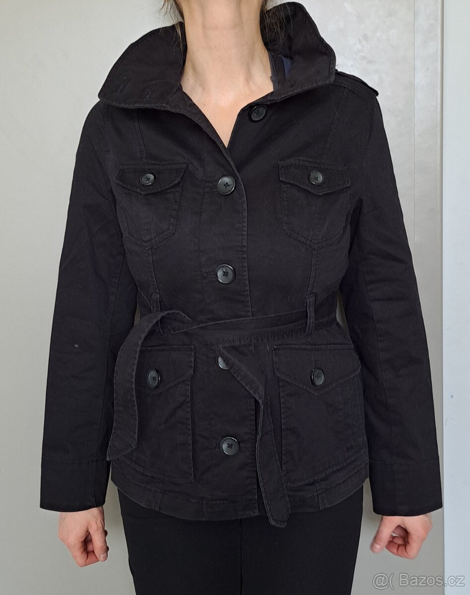 Černý kabát H&M vel. 40 - 3