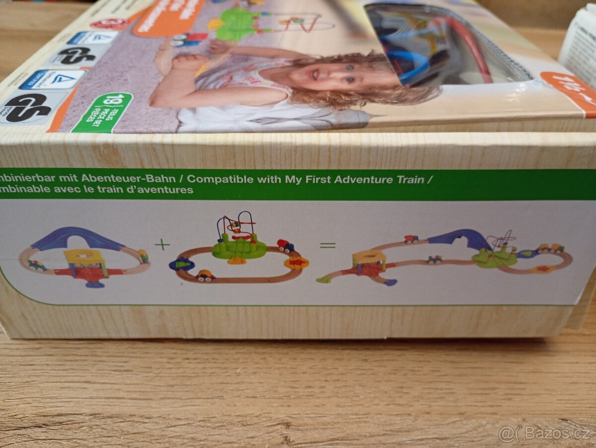 2x dřevěná vláčkodráha - 3