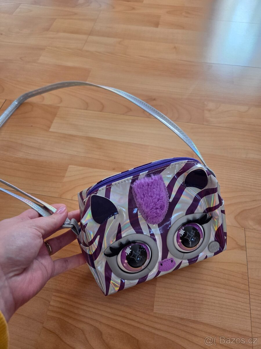 Holčičí mrkací kabelka - zebra - 3