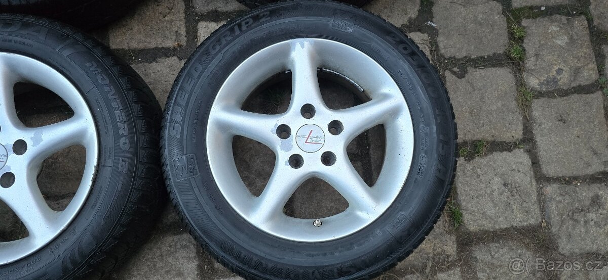 15" disky 5x112 + zimní 205/60/15 - pošlu - 3