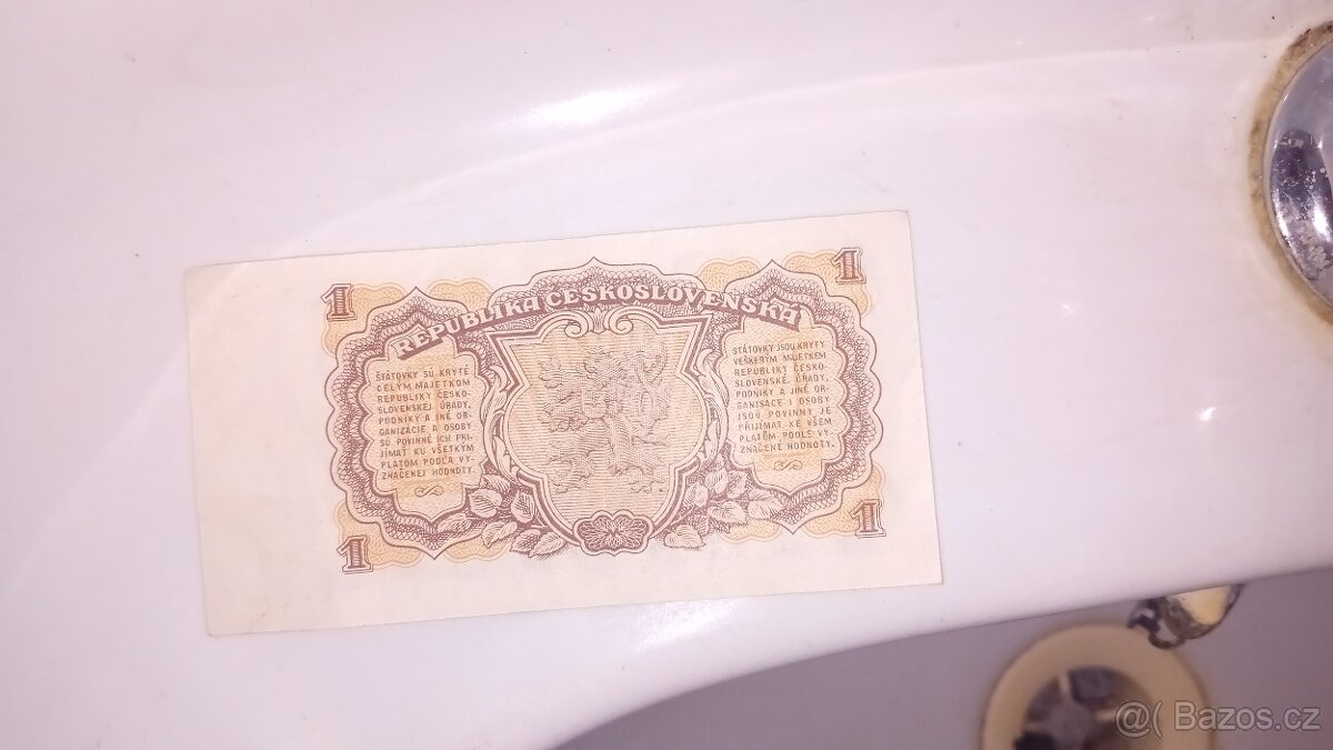 Papírová 1 koruna - 3
