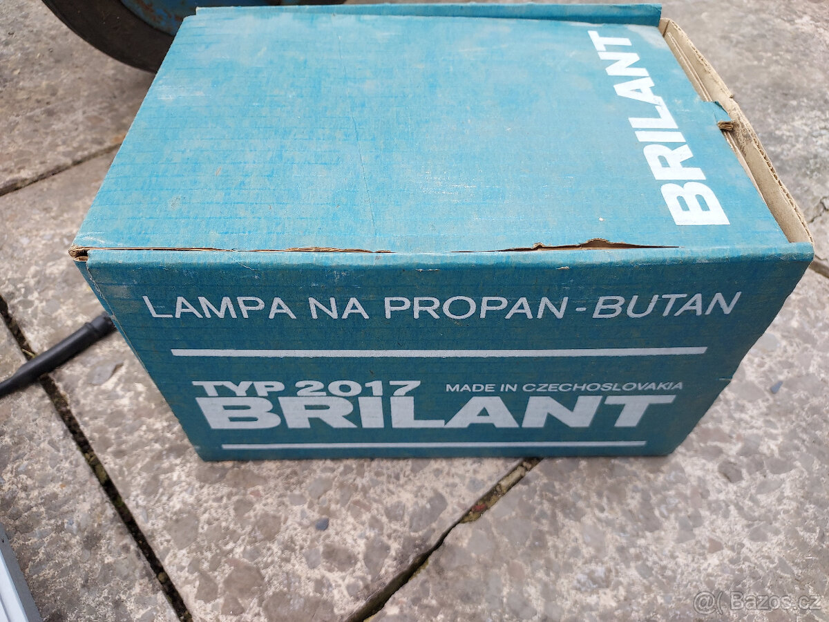 Retro vrtačky a brusky, lampa na PB - 3