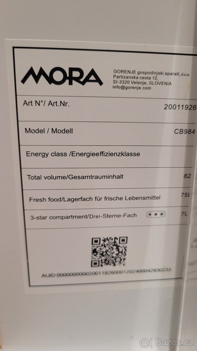 Mora model CB984 - 3