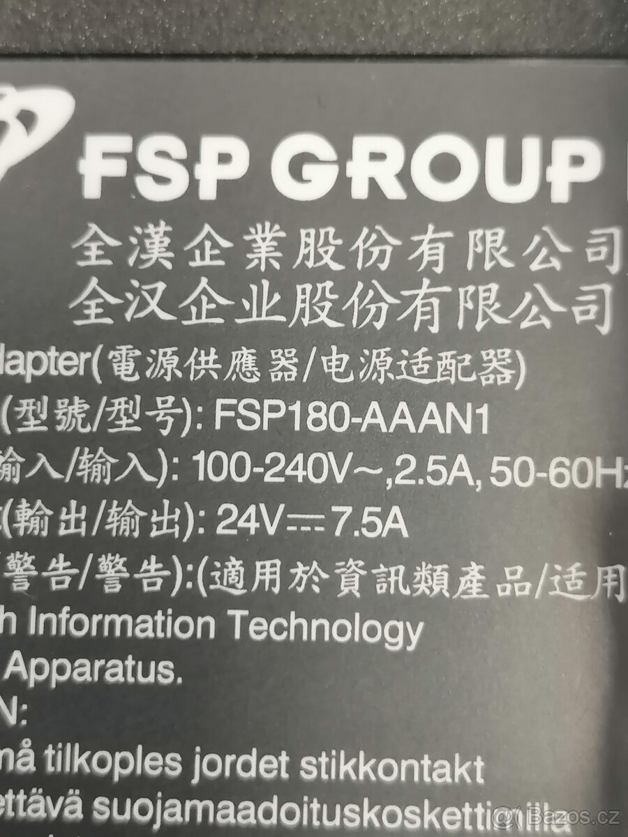 Zdroj Adapter 24V 7,5A FSP 24 V 180 W 180W - 3